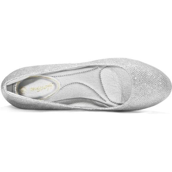 Women's Pumps Low Chunky Block Heel Round Toe Comfortable Dress Shoes - Picture 4 of 7